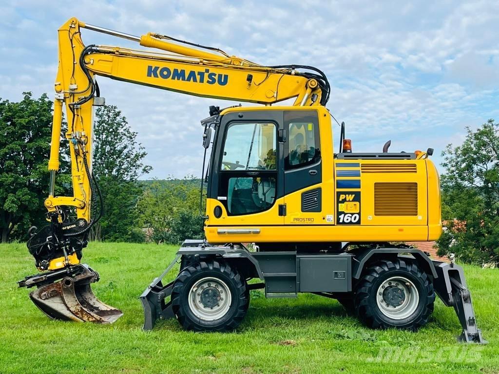 Komatsu PW 160 - 10 Εκσκαφείς με τροχούς - λάστιχα