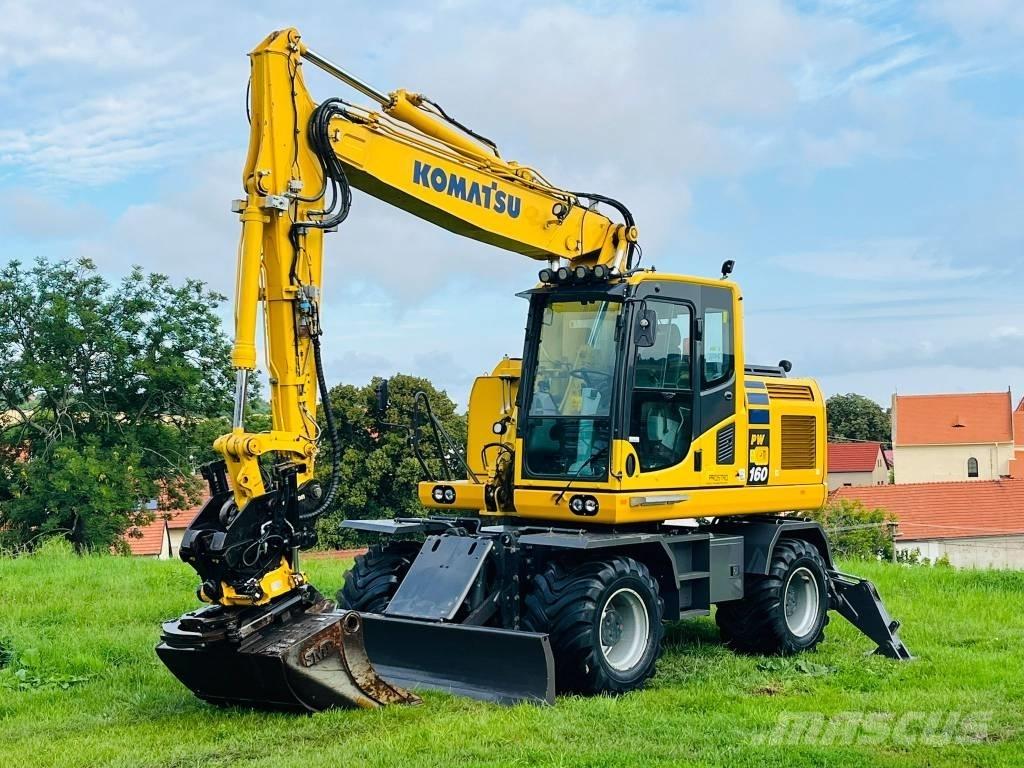 Komatsu PW 160 - 10 Εκσκαφείς με τροχούς - λάστιχα
