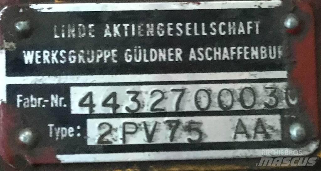 Linde 2PV75 AA Υδραυλικά