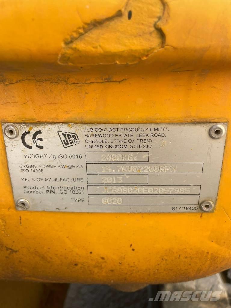 JCB 8020 Εκσκαφάκι (διαβολάκι) < 7t