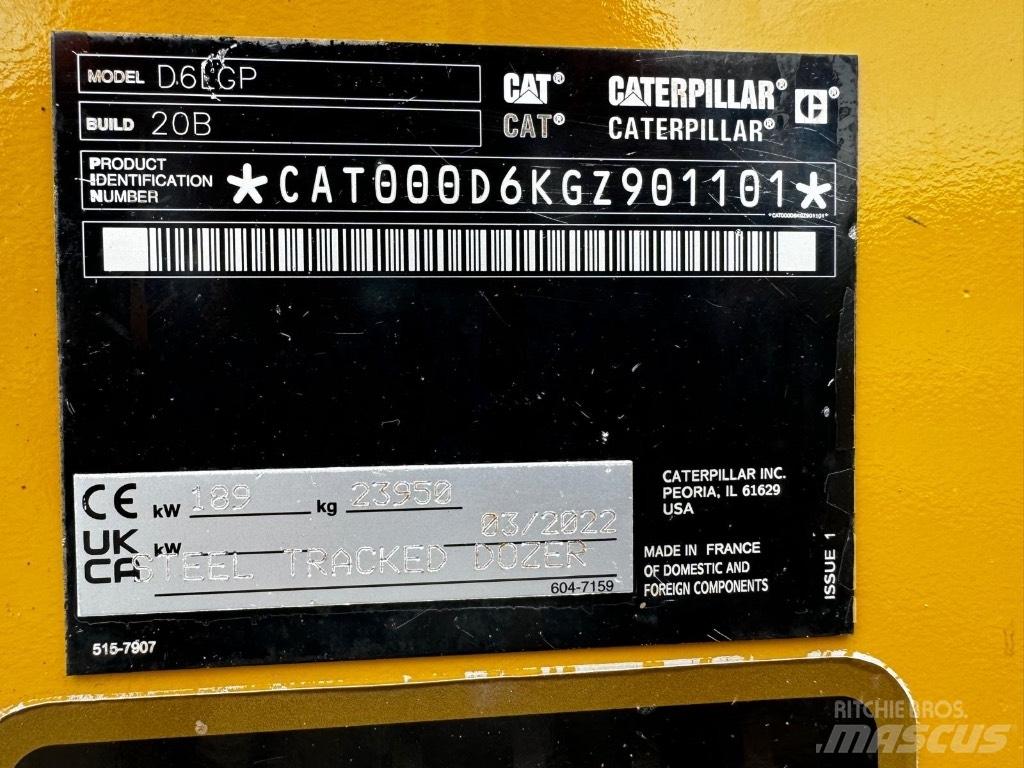 CAT D 6 LGP Μπουλντόζες με ερπύστριες