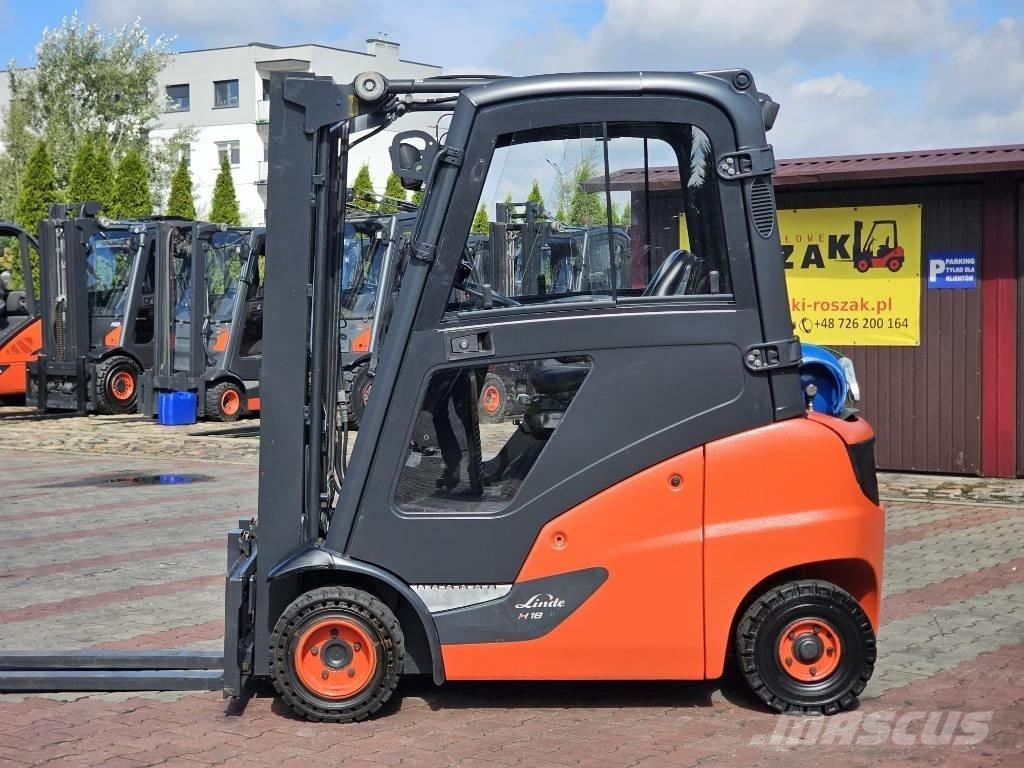 Linde H18T-01 Περονοφόρα ανυψωτικά κλαρκ με φυσικό αέριο LPG