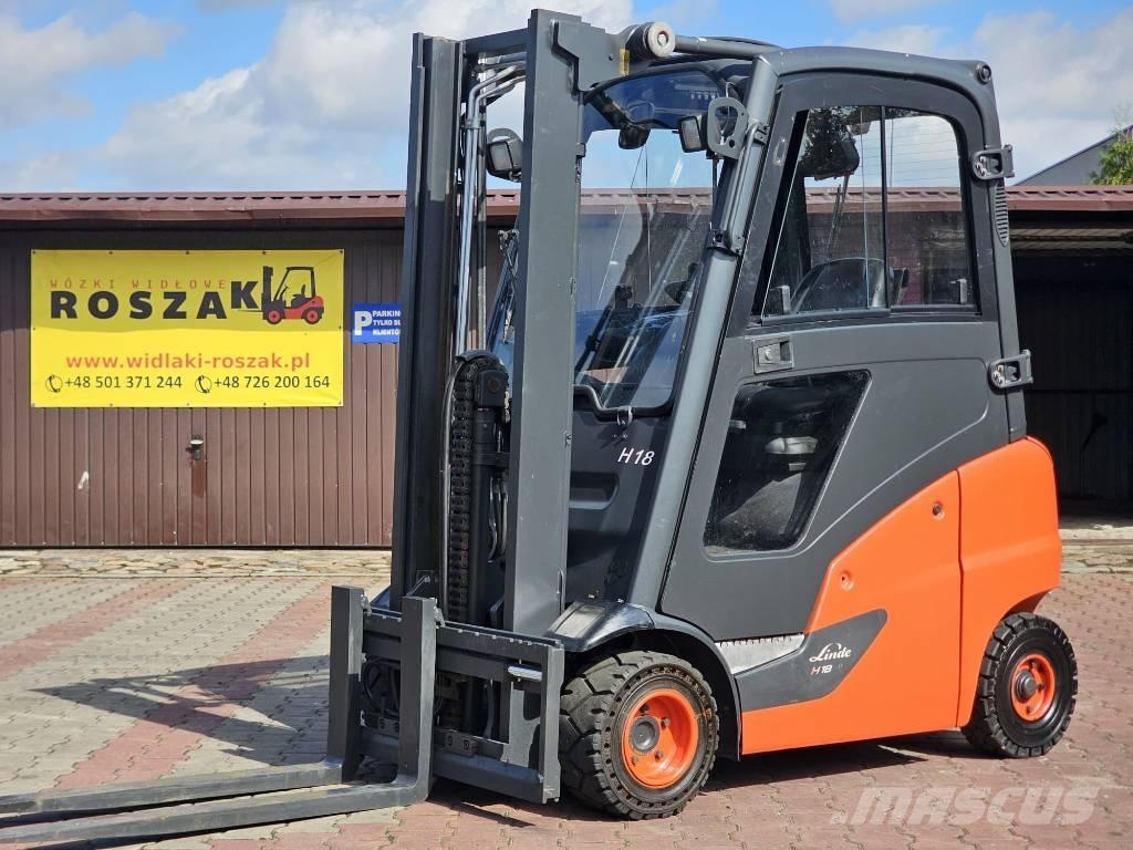 Linde H18T-01 Περονοφόρα ανυψωτικά κλαρκ με φυσικό αέριο LPG