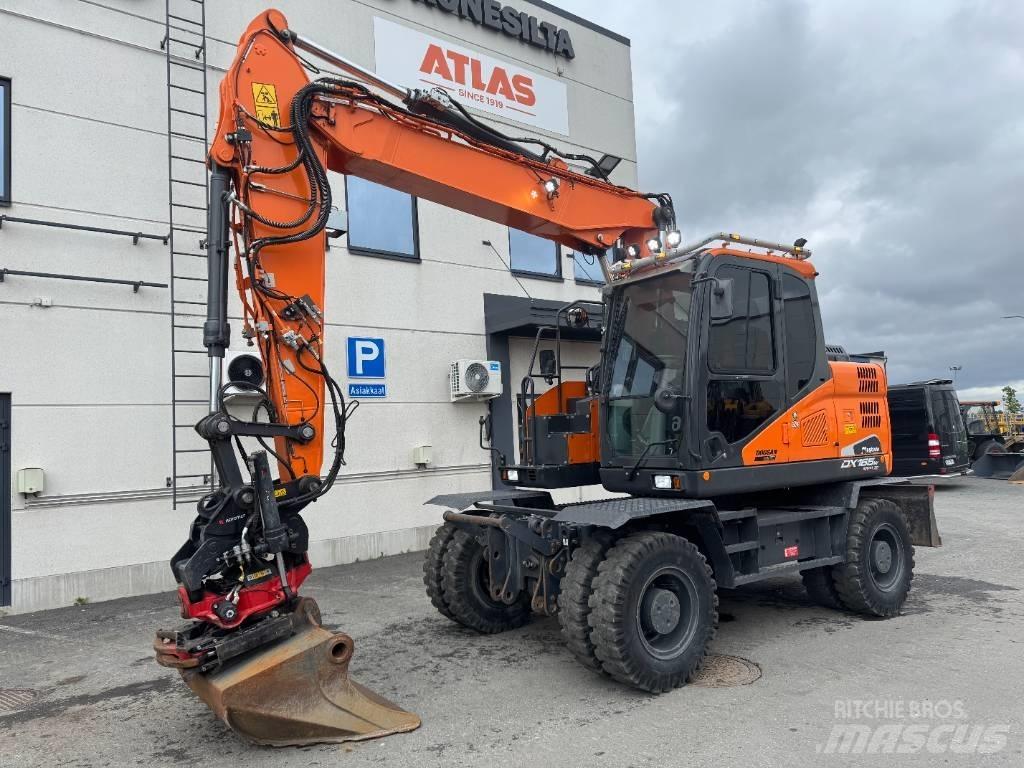 Doosan DX 165 W-5 Εκσκαφείς με τροχούς - λάστιχα
