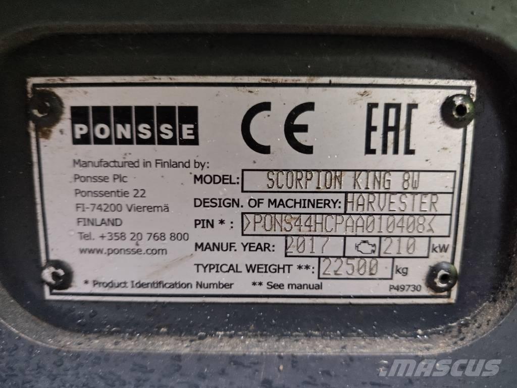 Ponsse Scorpion King Θεριζοαλωνιστικές μηχανές