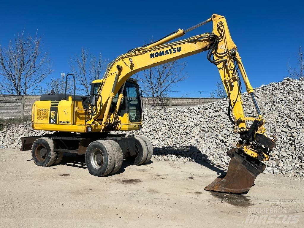 Komatsu PW 140-7 Εκσκαφείς με τροχούς - λάστιχα