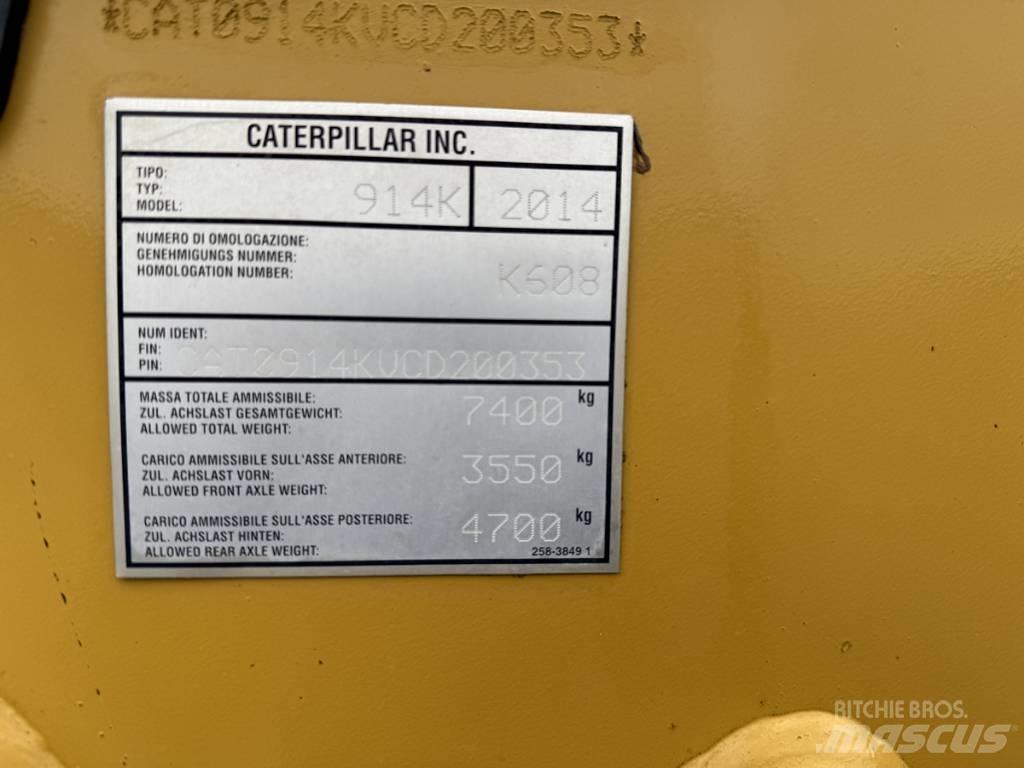 CAT 914K shovel Φορτωτές με λάστιχα (Τροχοφόροι)