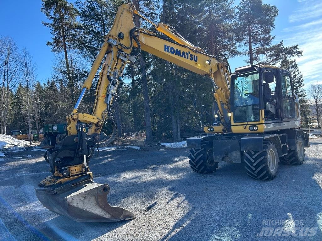 Komatsu PW148 -10 Εκσκαφείς με τροχούς - λάστιχα
