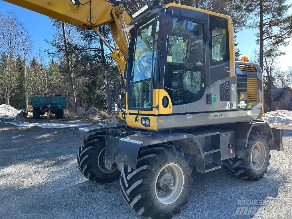 Komatsu PW148 -10 Εκσκαφείς με τροχούς - λάστιχα