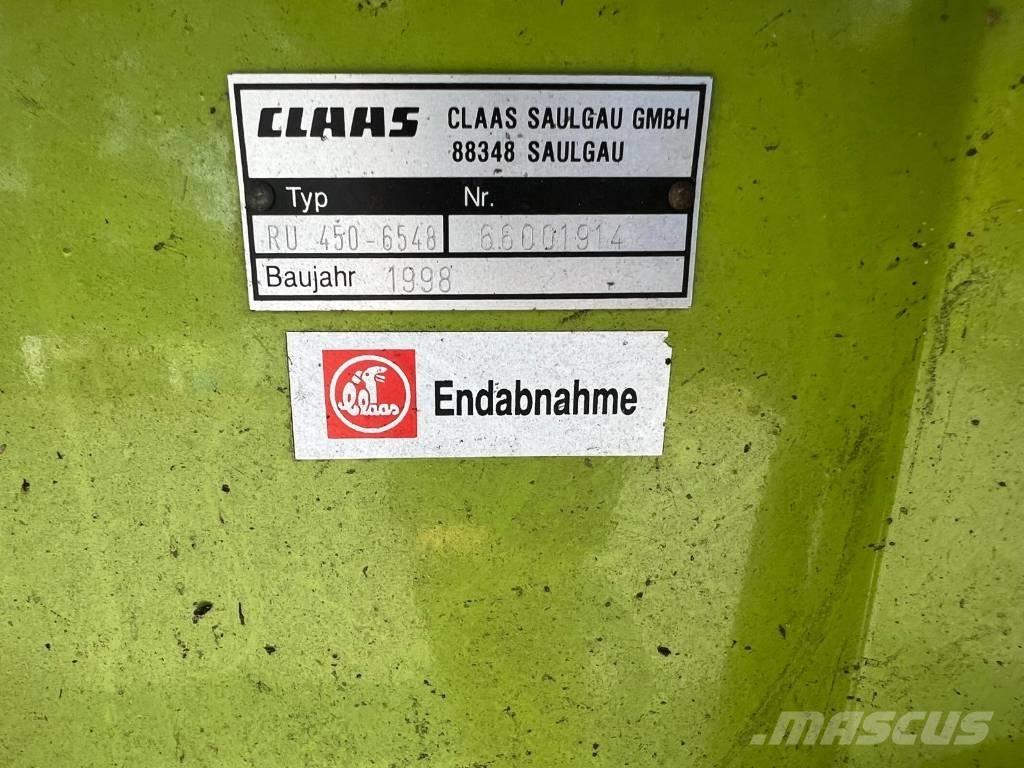 CLAAS RU 450 Μηχανές χορτονομής
