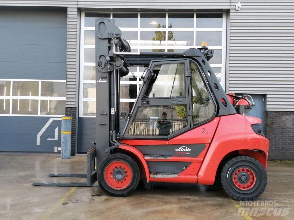 Linde H70T-01 Περονοφόρα ανυψωτικά κλαρκ με φυσικό αέριο LPG