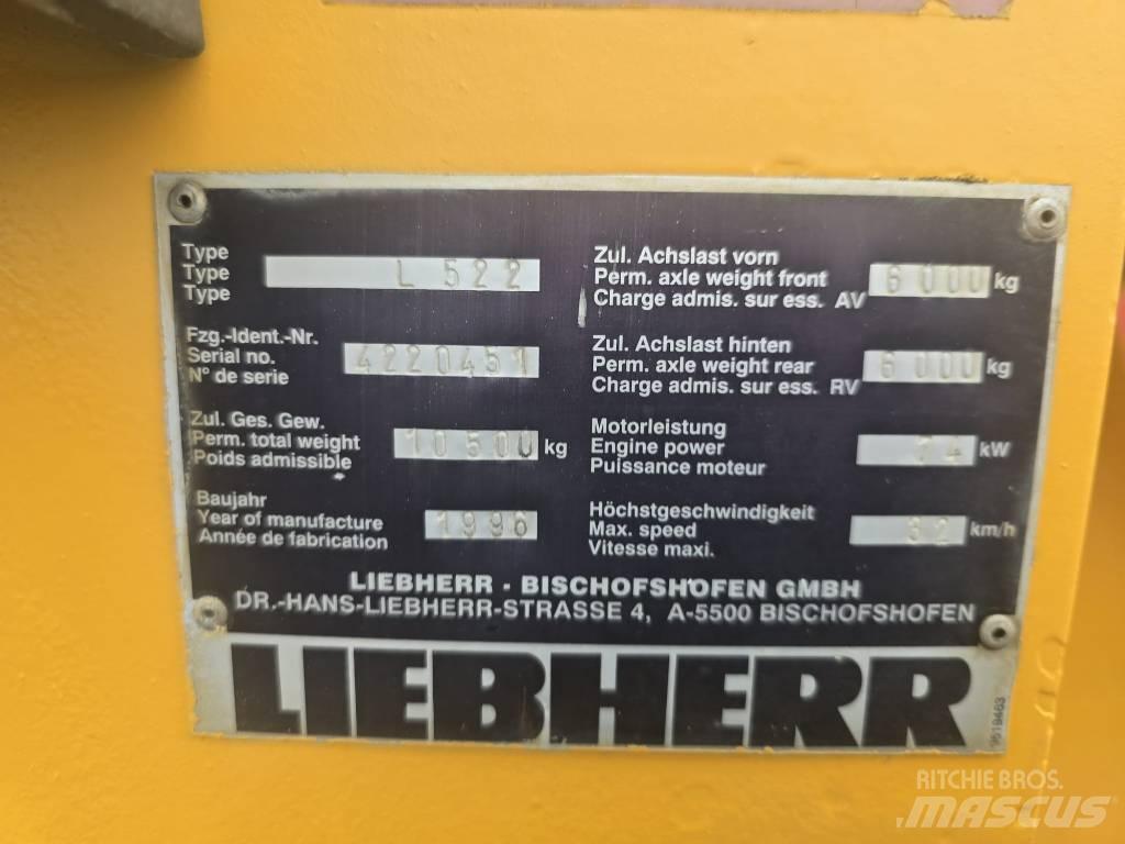 Liebherr L 522 Τρακτέρ