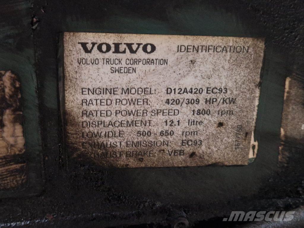 Volvo D12A420 Κινητήρες