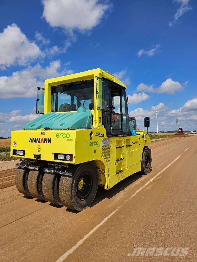 Ammann ART 240 Κύλινδροι με επίσωτρα με αέρα