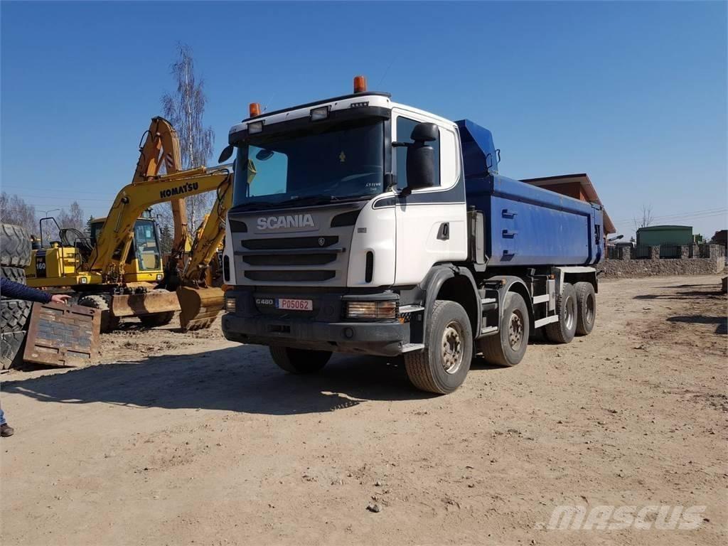 Scania G480 8x4 Φορτηγά φόρτωσης κάδων