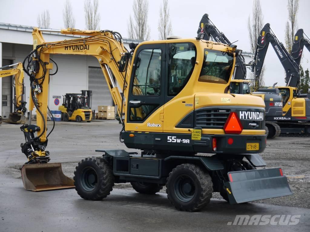 Hyundai R 55W-9A Εκσκαφείς με τροχούς - λάστιχα