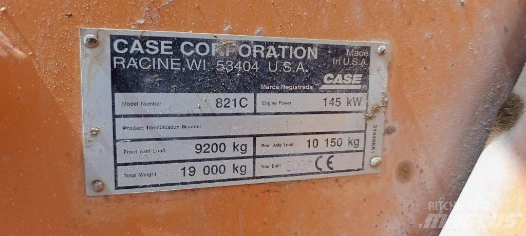 CASE 821 C Φορτωτές με λάστιχα (Τροχοφόροι)