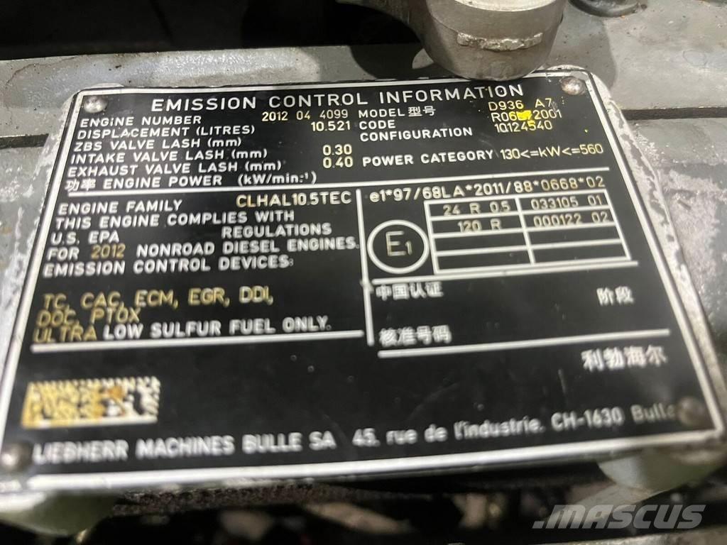 Liebherr D936 A7 Κινητήρες