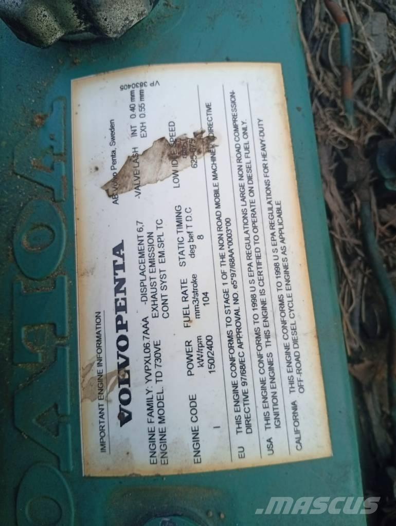 Volvo penta Θεριζοαλωνιστικές μηχανές