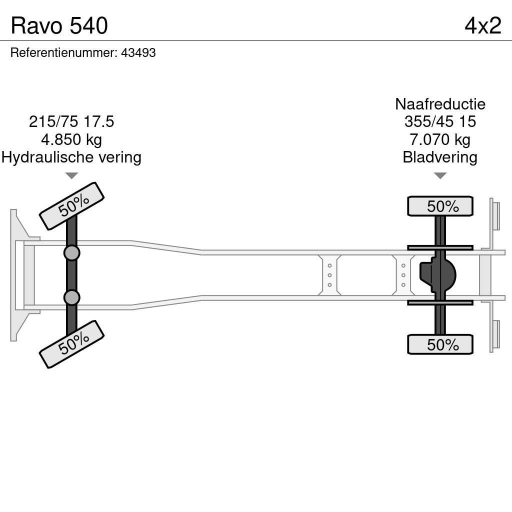 Ravo 540 Φορτηγά σκούπες