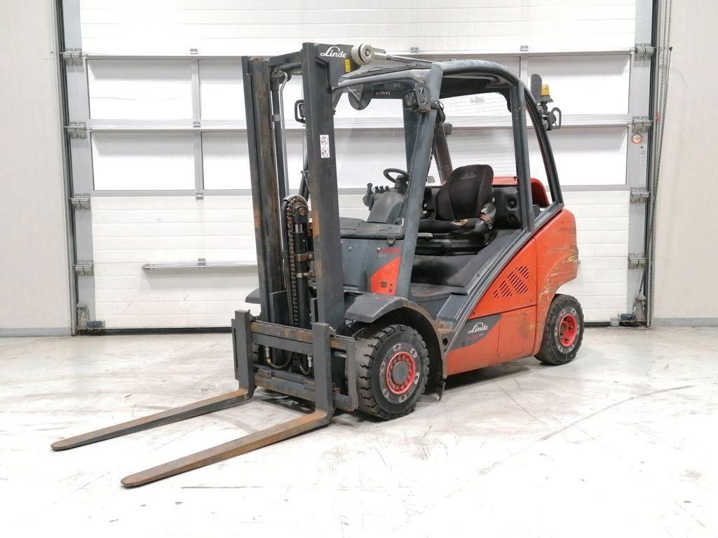 Linde H25T-02 Περονοφόρα ανυψωτικά κλαρκ με φυσικό αέριο LPG