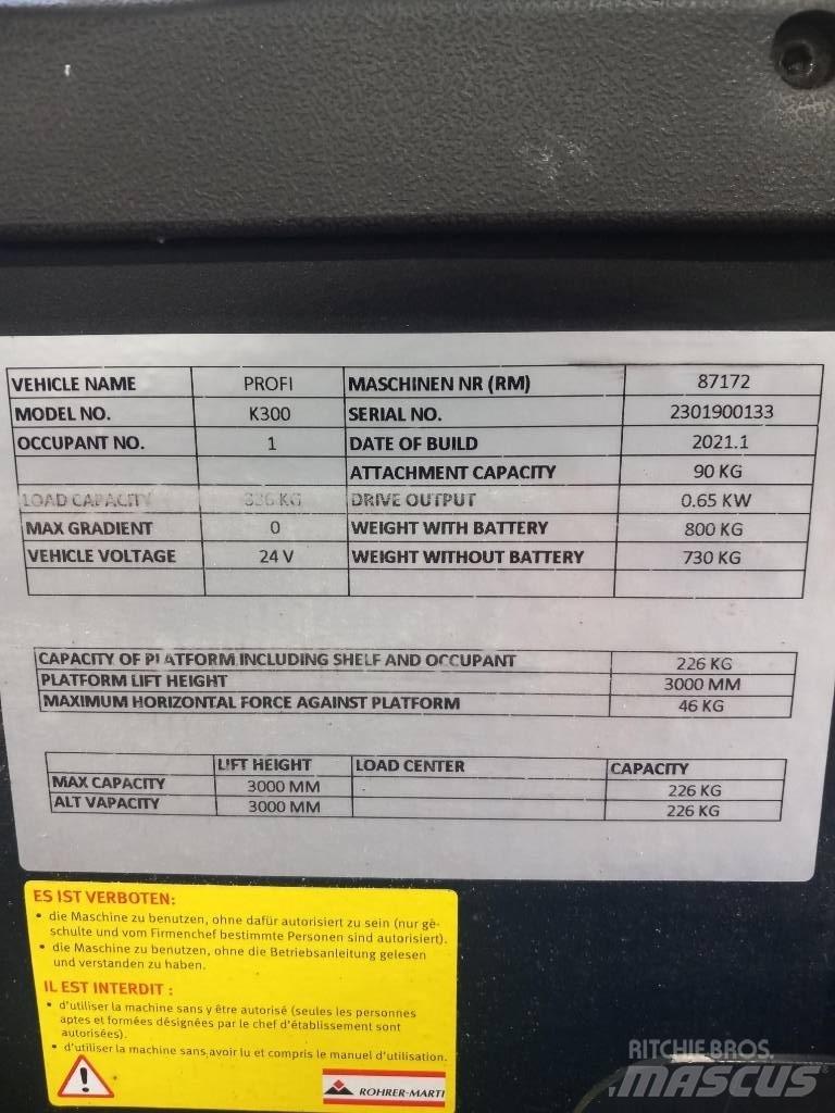 Profi K300 Περονοφόρο ανυψωτικό συλλογής παραγγελιών μεγάλου ύψους
