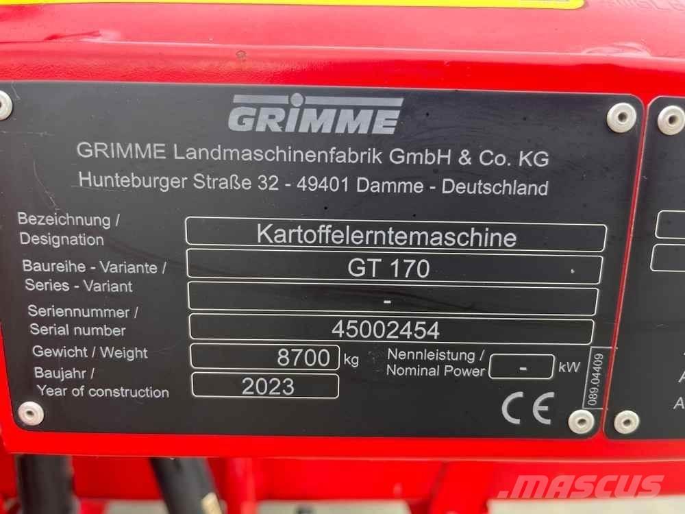 Grimme GT 170 Πατατοεξαγωγέας