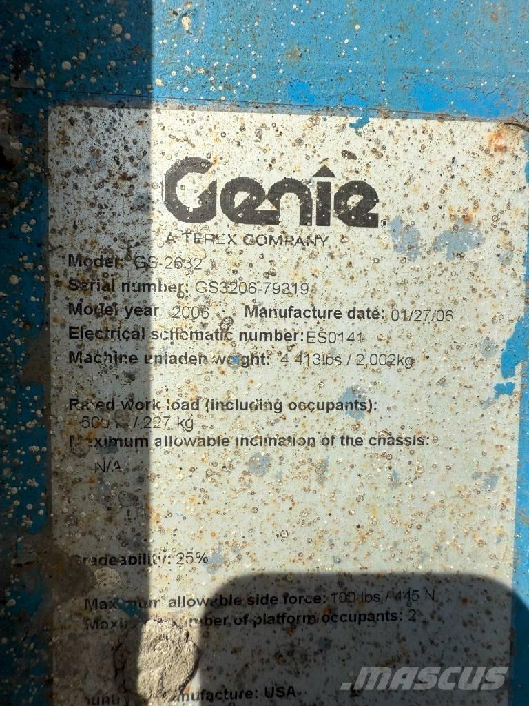 Genie GS 2632 Ανυψωτήρες ψαλιδωτής άρθρωσης