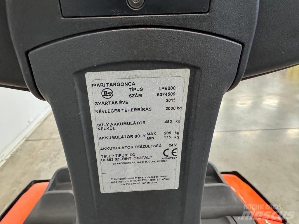 Toyota 10792 LPE 200 Ηλεκτρικά περονοφόρα ανυψωτικά κλαρκ