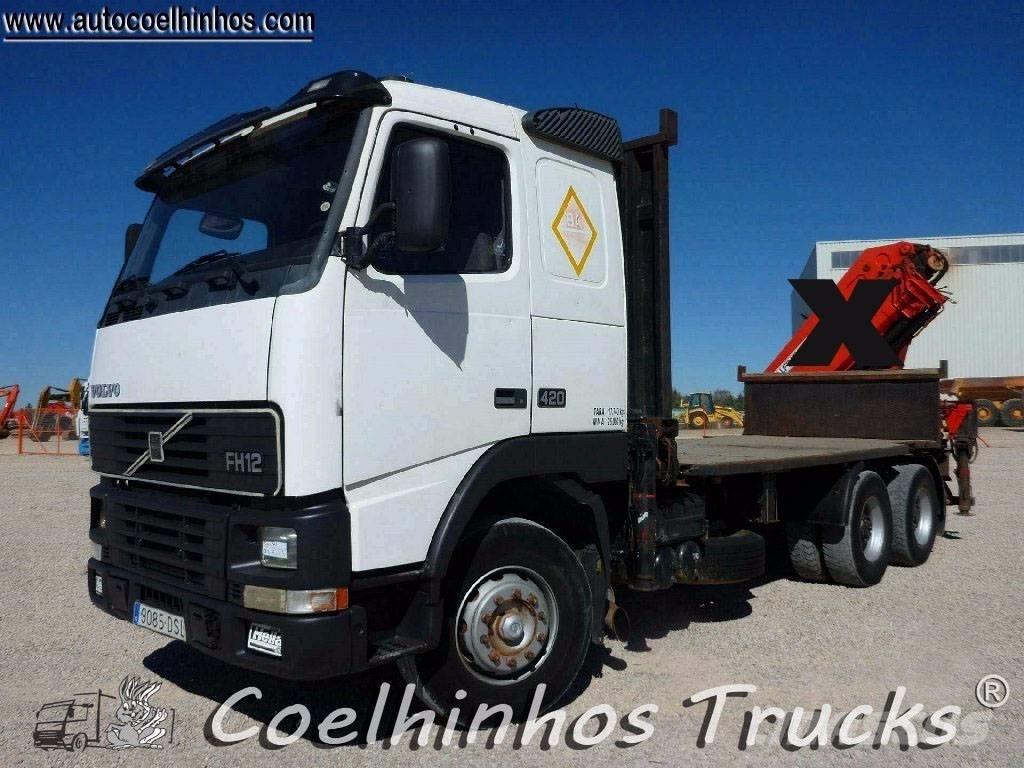 Volvo FH12 420 6x4 Φορτηγά Kαρότσα με ανοιγόμενα πλαϊνά