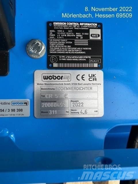 Weber CR5-II E Επίπεδοι κόπανοι