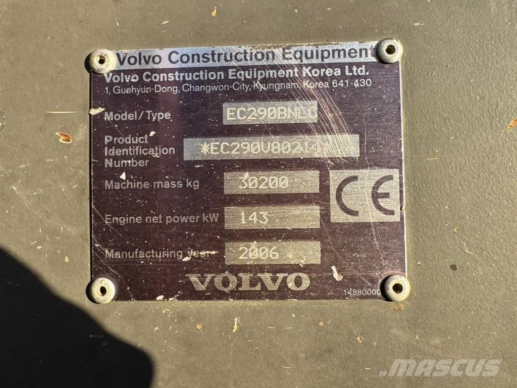 Volvo EC 290 B N LC Εκσκαφείς με ερπύστριες