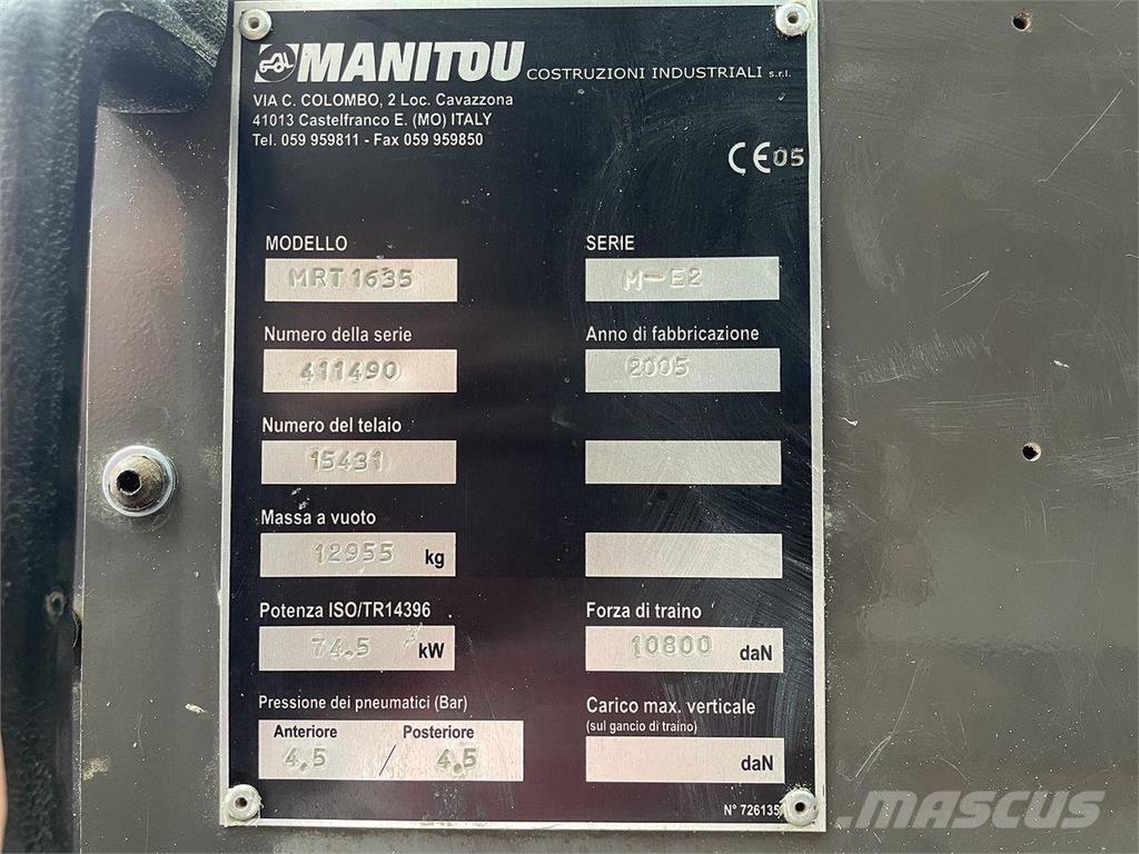 Manitou MRT1635 Τηλεσκοπικοί ανυψωτές