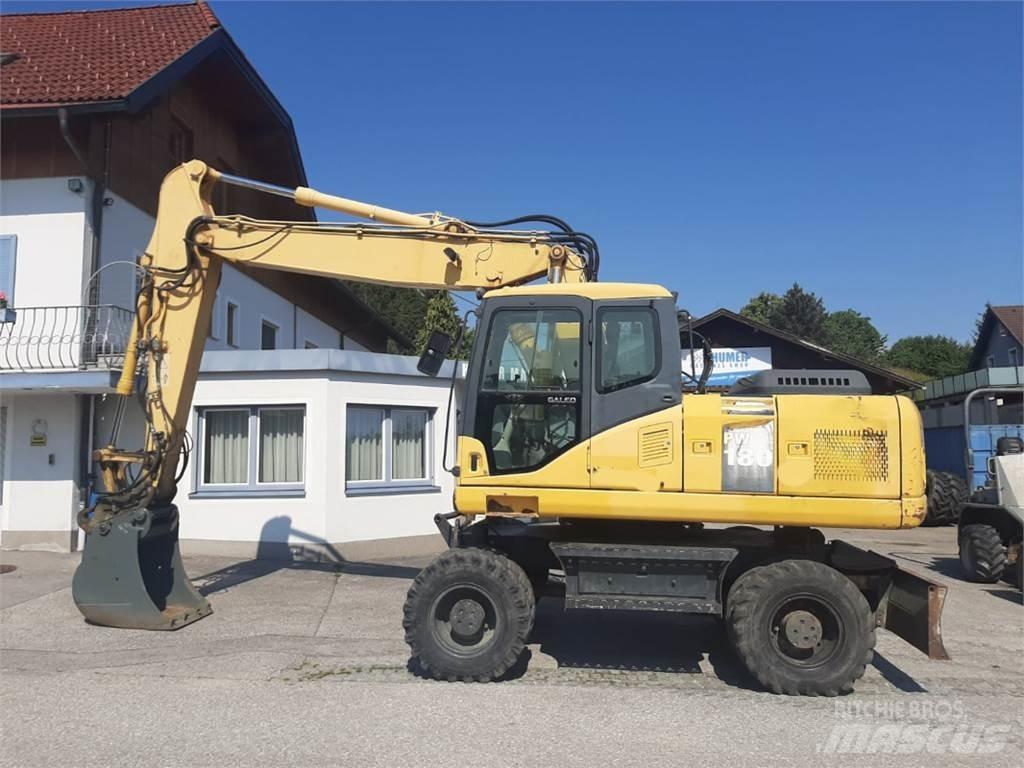 Komatsu PW180-7 Εκσκαφείς με τροχούς - λάστιχα