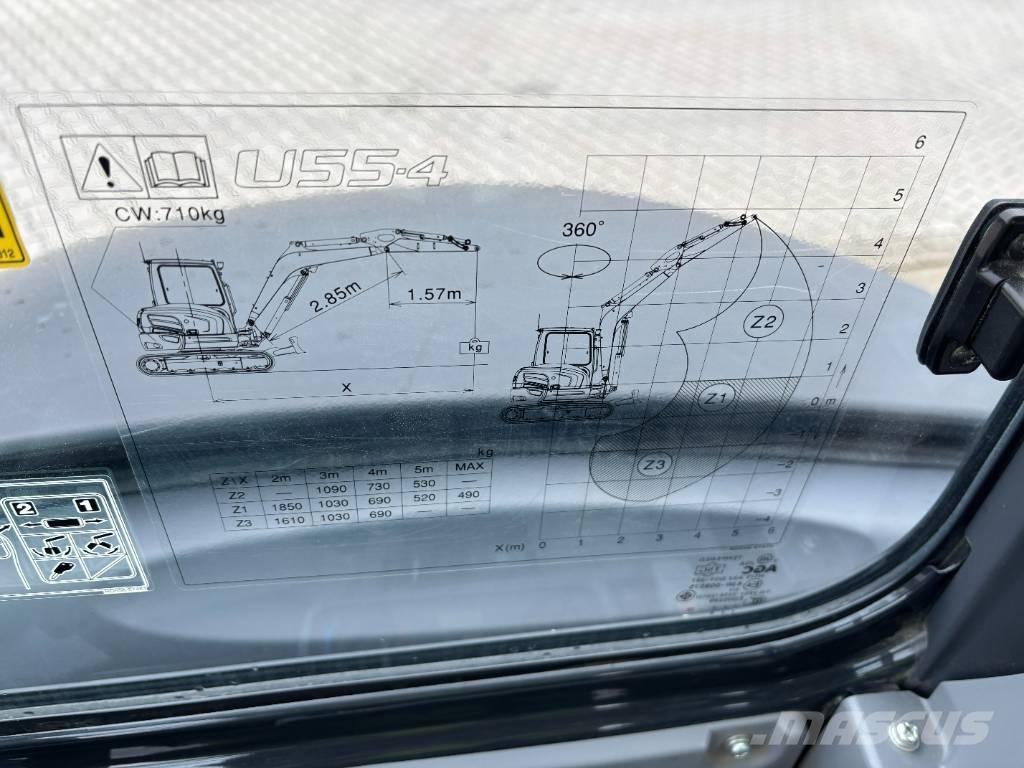 **SOLD** Kubota U 55-4 Εκσκαφάκι (διαβολάκι) < 7t