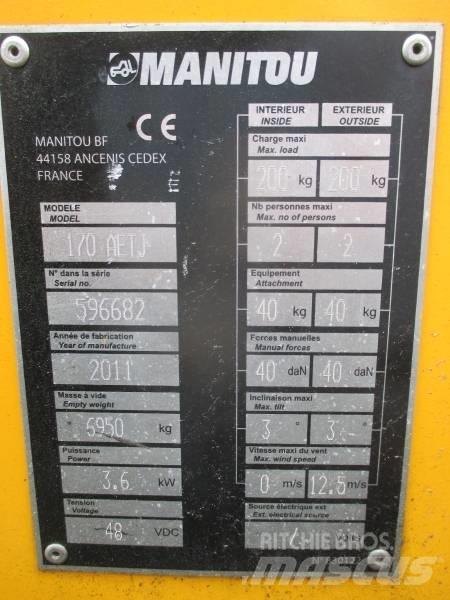 Manitou 170AETJ Ανυψωτήρες με αρθρωτό βραχίονα