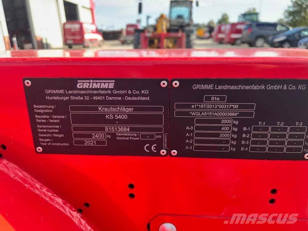 Grimme KS 5400 Εξοπλισμός πατατοκαλλιεργειών - Άλλα