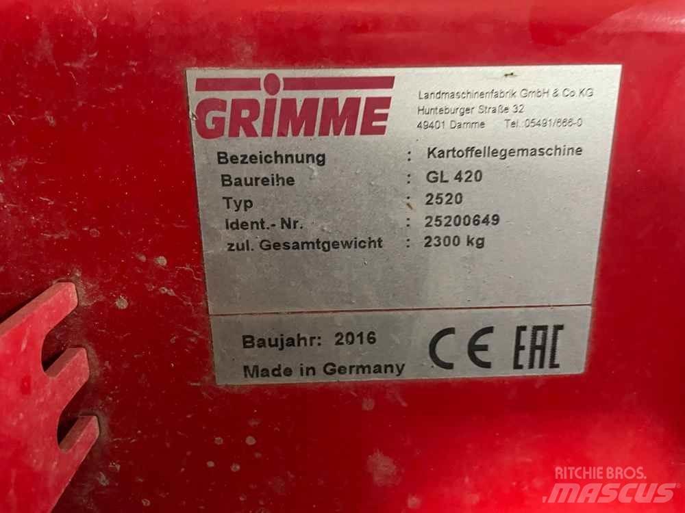 Grimme GL 420 Πατατοφυτευτής