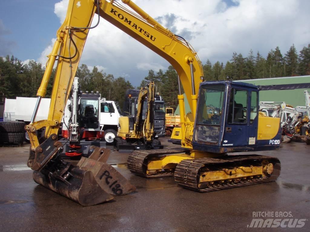 Komatsu PC120-5 Εκσκαφείς με ερπύστριες