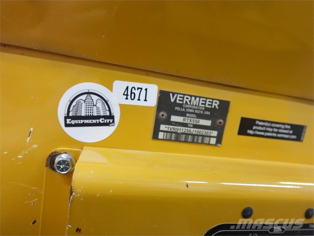 Vermeer RTX550 Εκσκαφέας χανδάκων