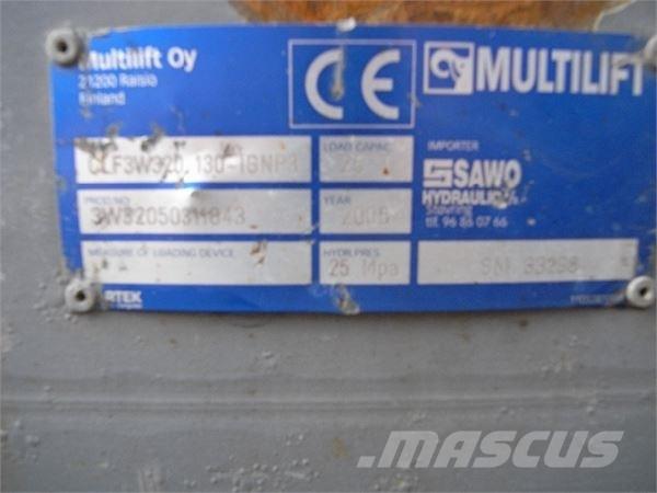  Sawo 3-vejs Επίπεδες/πλευρικώς ανοιγόμενες ημιρυμούλκες