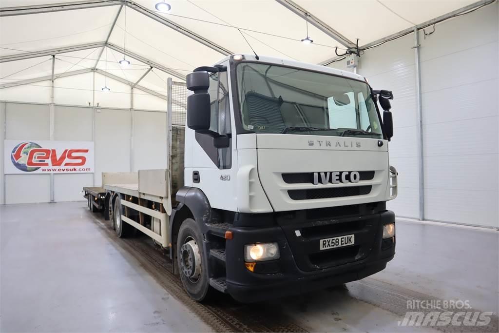 Iveco STRALIS 420 DRAWBAR Φορτηγά Kαρότσα με ανοιγόμενα πλαϊνά