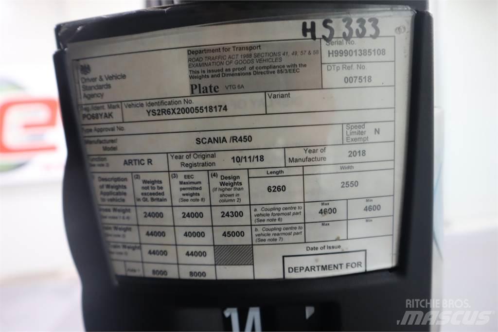 Scania R450 Τράκτορες