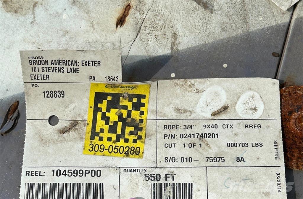  Bridon Άλλες ανυψωτικές μηχανές