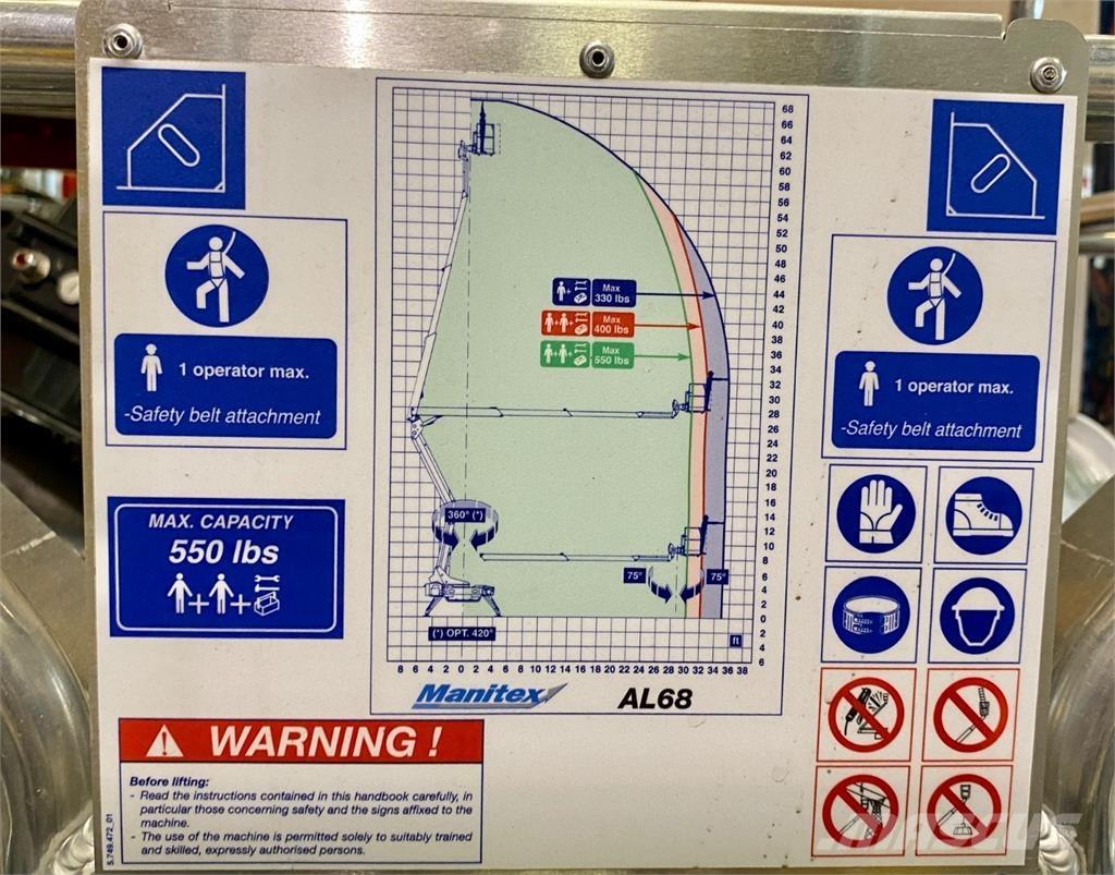 Manitex AL68 Ανυψωτήρες με κατακόρυφους πυλώνες