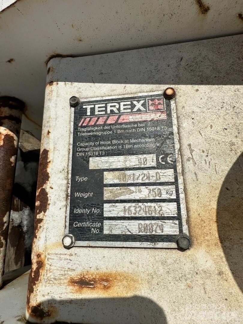 Terex 16324612 Εξαρτήματα και εξοπλισμός για γερανούς