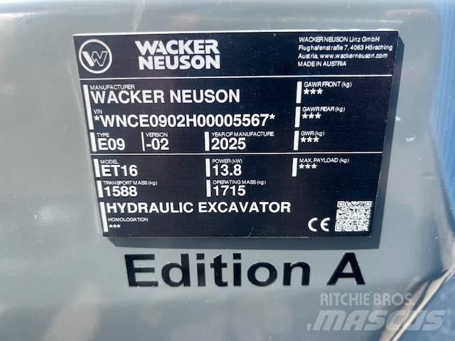 Wacker Neuson ET 16 Εκσκαφείς με ερπύστριες