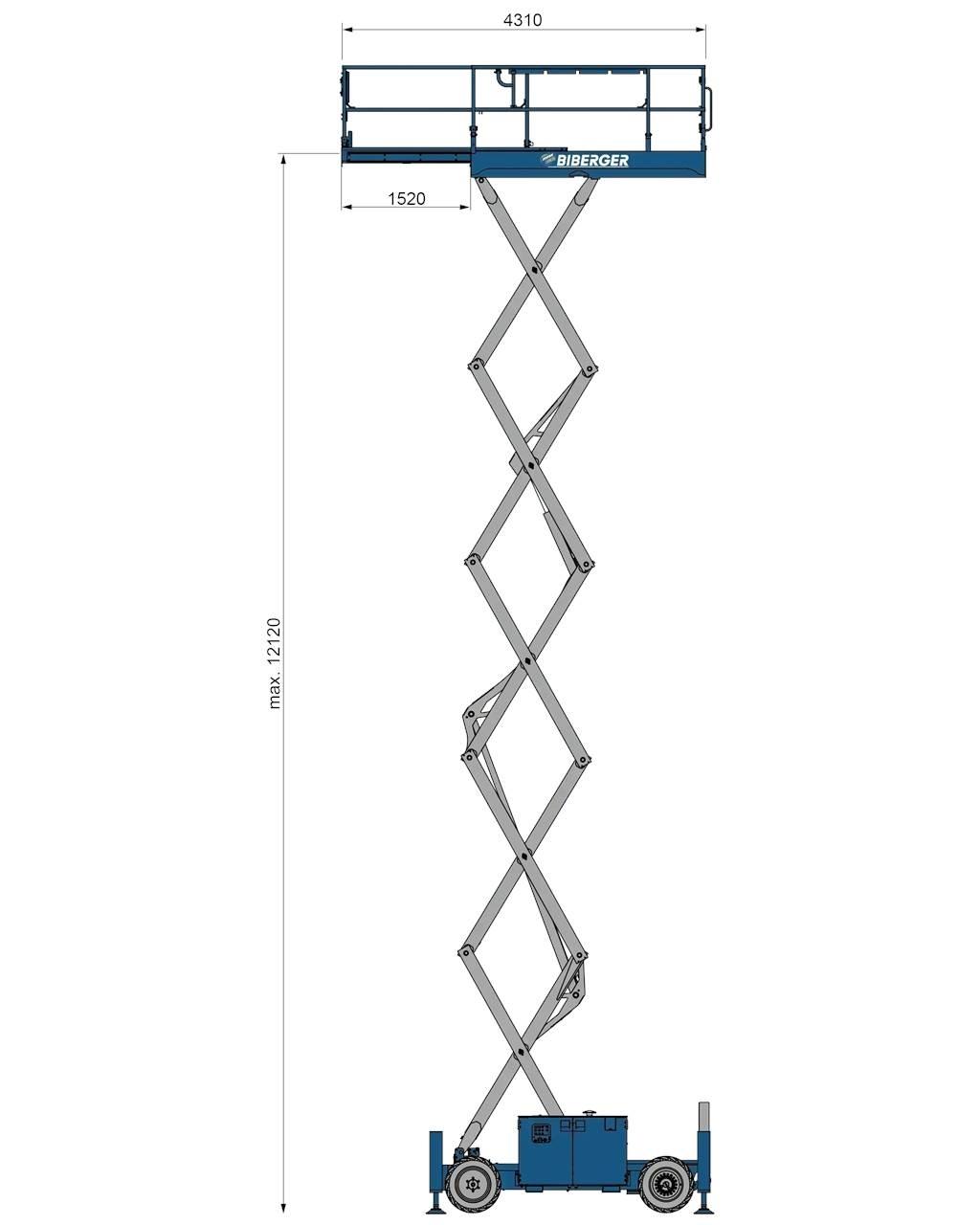 Genie GS 4069 BE Ανυψωτήρες ψαλιδωτής άρθρωσης