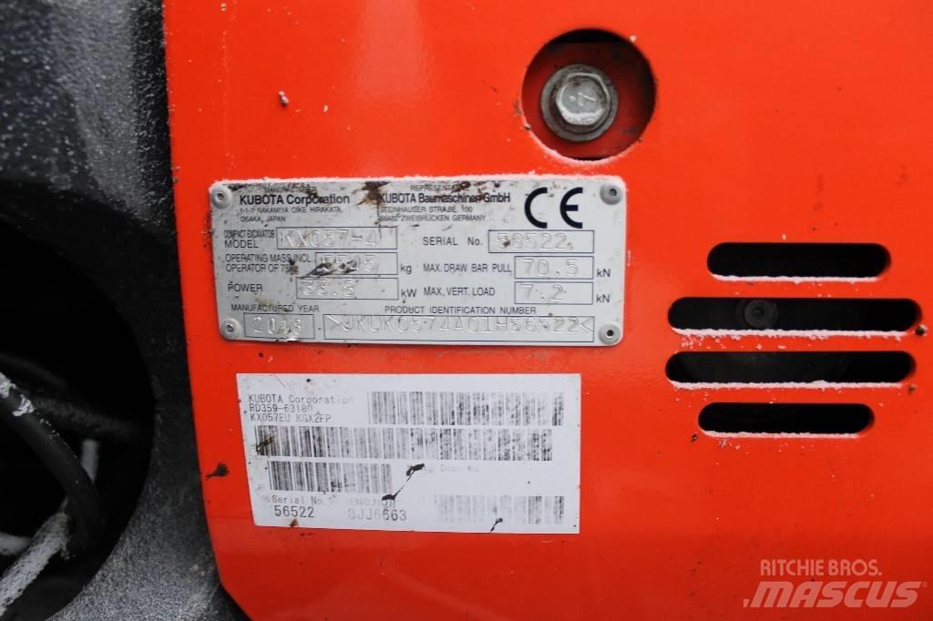 Kubota kx57-4 Εκσκαφάκι (διαβολάκι) < 7t