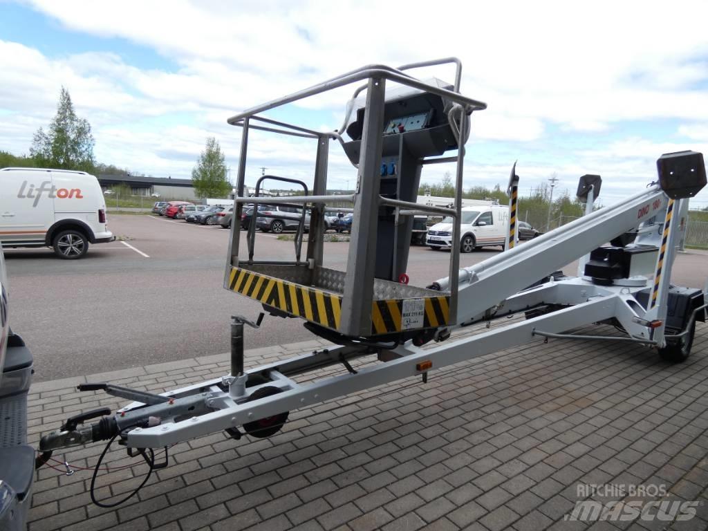 Dino 180 T  Skylift Εναέριες πλατφόρμες τοποθετημένες σε ρυμούλκα